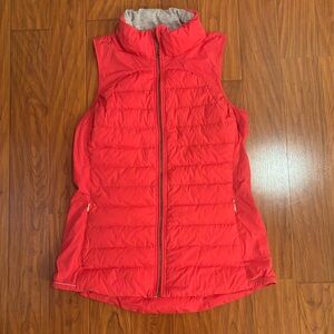 Lululemon Pink Puffer Vest Womens 10